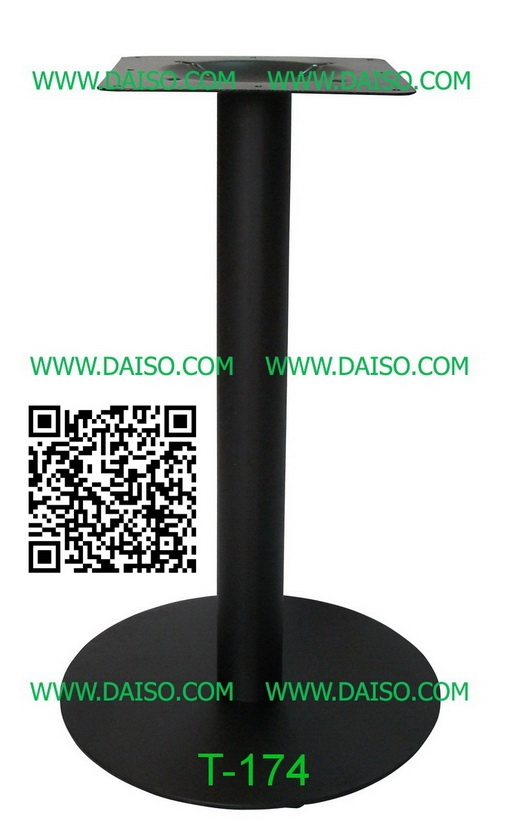 ขาโต๊ะเหล็กสำเร็จรูป ขาโต๊ะสำเร็จรูปDIY ขาโต๊ะร้านอาหารสีดำ_T-174