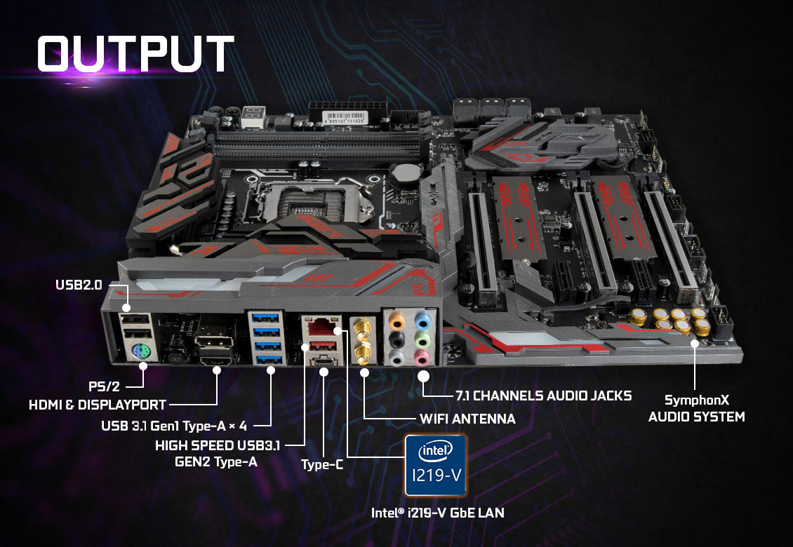 GALAX Z390 Gamer Intel Motherboard