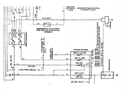 CD WIRING DIAGRAM COROLLA-SPRINTE 1C, 2E, 4A-GE 16V, 4A-F, 4A-FE, 5A-F, 5A-FE