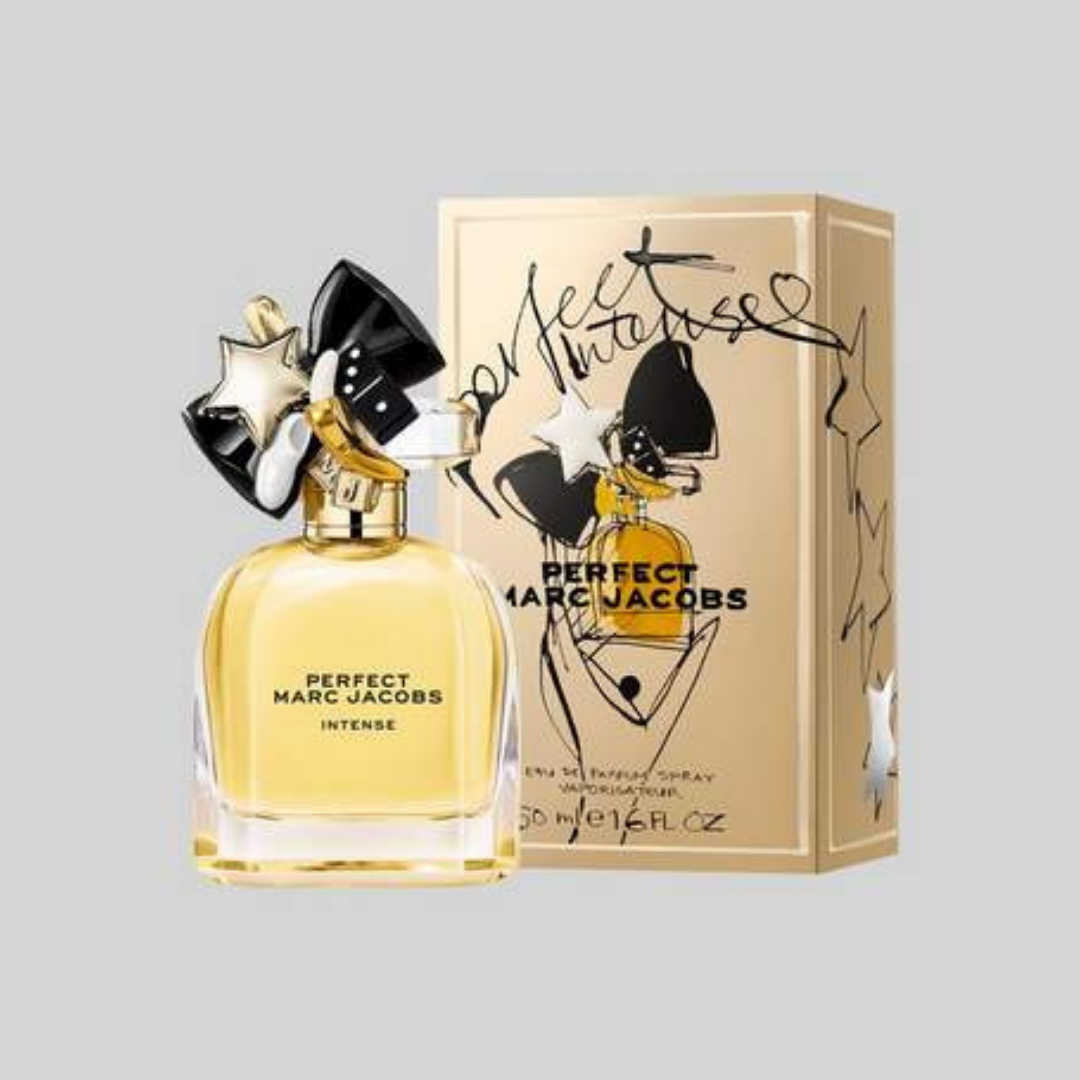 น้ำหอมจิ๋วมินิ Marc Jacobs Perfect Intense eau de parfum 5ml แบบแต้มมีกล่อง ( Mini Perfume น้ำหอมขนาดพกพา) น้ำหอมจิ๋วมินิ ขวดน่ารัก ตั้งโชว์ก็สวย พกพาก็สะดวก หัวแต้มตามจุดชีพจร