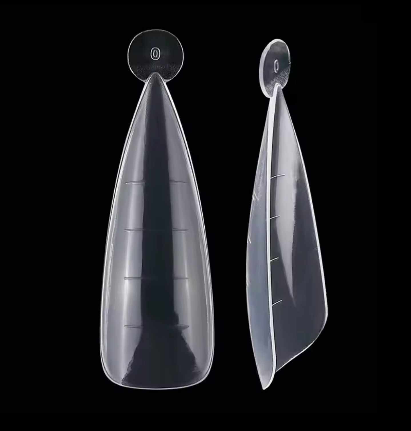 เล็บแพทเทิร์น Dual Form ฟอร์มต่อเล็บPoly Gel 12ไซส์ รวม120ชิ้น