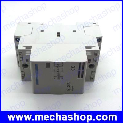 เอซีคอนแทกเตอร์ แมกเนติกคอนแทกเตอร์ 4P 25A 2NC 2NO Coil 220/230V AC 50/60HZ Din rail Household AC Contactor