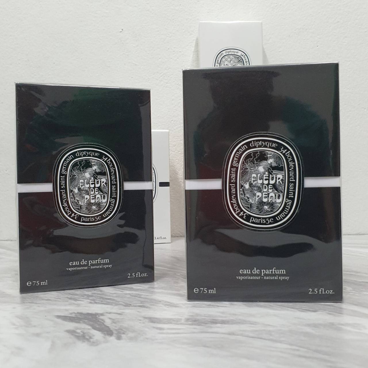 น้ำหอมแท้ Diptyque Fleur De Peau EDP 75ml กล่องซีล
