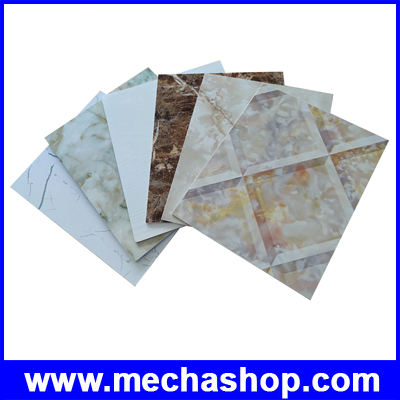 UV Marble Board แผ่นลายหินอ่อน ไม้เทียม แผ่นหินเทียม หินวีเนียร์ ตกแต่งบ้าน ตกแต่งผนัง รุ่น KL8041-1 Size: W1220mm * L2440mm* 2.5mm Material: Pvc Resin & Calcium Powder