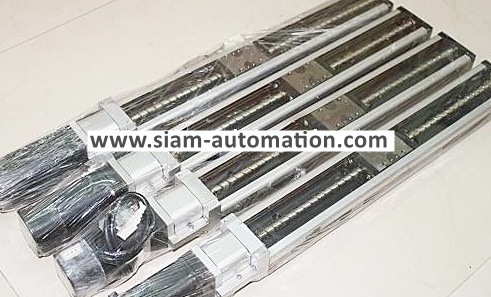 บอลสกรูพร้อมเซอร์โวมอเตอร์ ยี่ห้อ yaskawa รุ่น SGMAH-01BAA21 100W (มือสอง)
