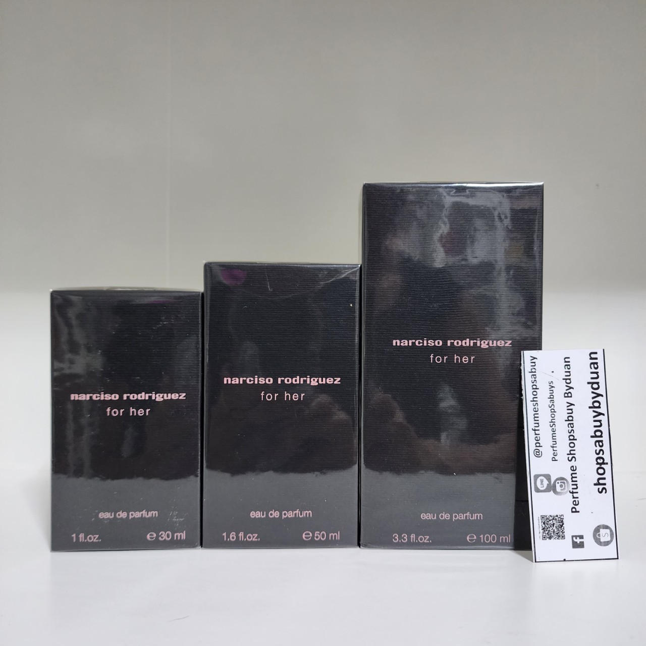 น้ำหอมแท้ Narciso Rodriguez for Her EDP 100ml กล่องซีล