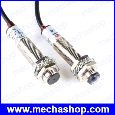 เลเซอร์เซนเซอร์ เลเซอร์โฟโต้เซนเซอร์ M12 Laser Photoelectric Switch NPN M12JG-30N1 Laser Sensor 20 meters Distance NO B-NPN-O 10-30V