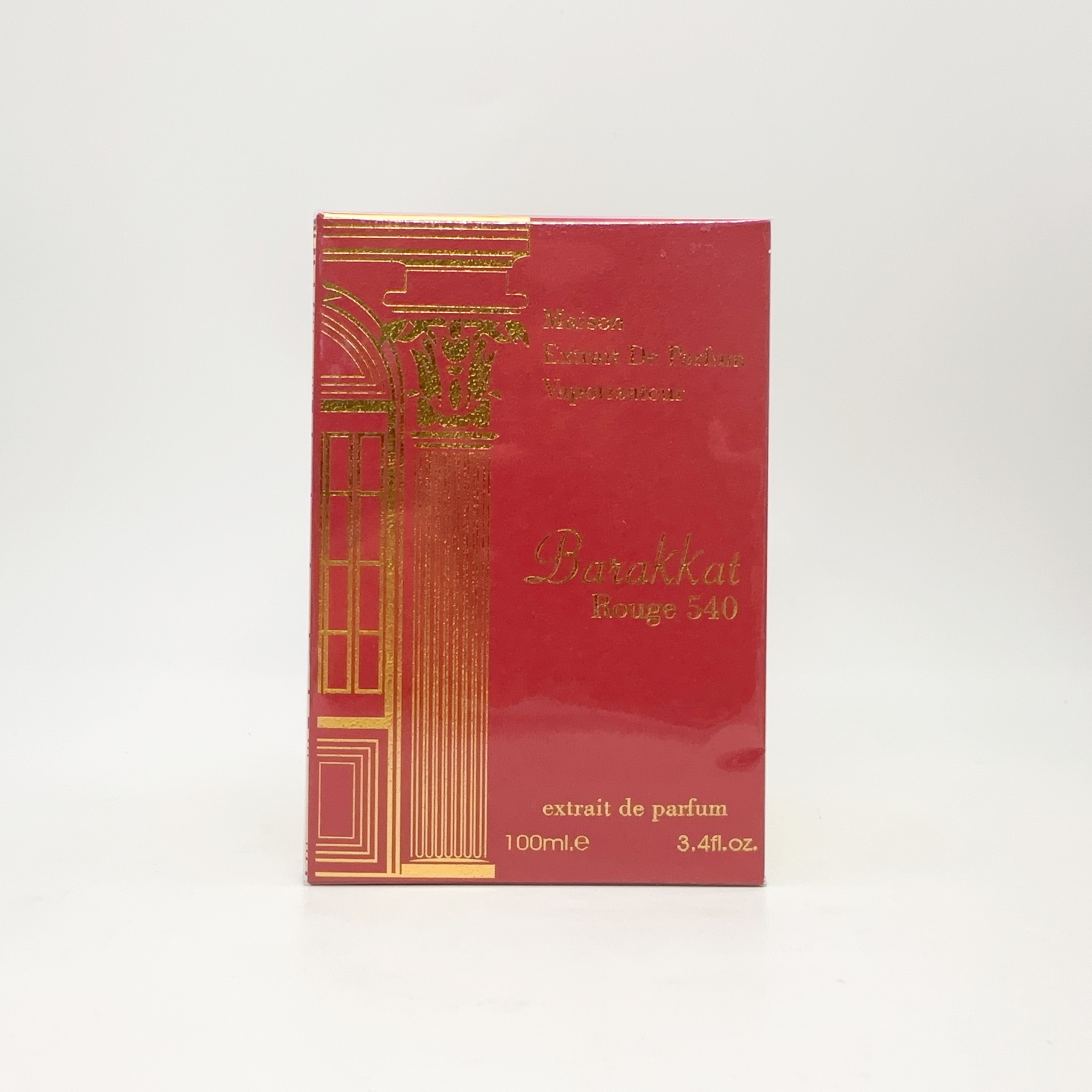 น้ำหอมแท้ Maison Extrait De Parfum Vaporisateur Barakkat Rouge 540 Extrait de Parfum 100ml กล่องซีล โคลน 540 แดง