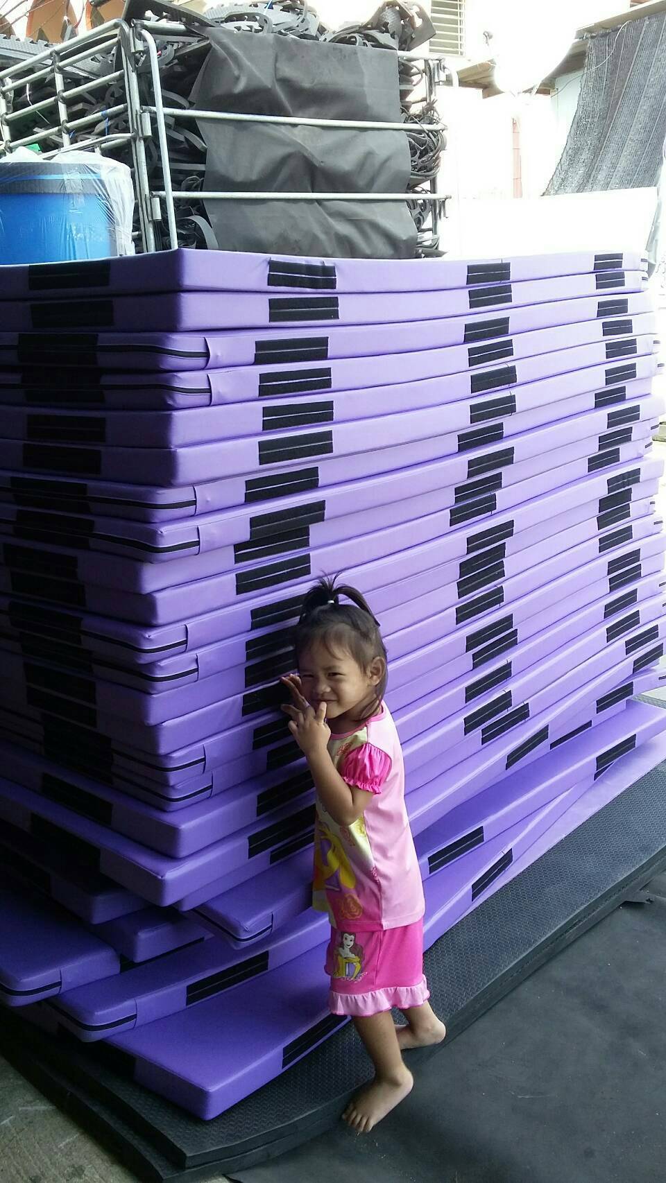 เบาะยิมนาสติกวัสดุ epe foam ขนาด100x200cm หนา4cm