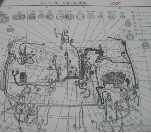 หนังสือ วงจรไฟฟ้า (wiring diagram) รถยนต์ TOYOTA CROWN HARDTOP SEDAN หลังปี 99 เครื่องยนต์ 1JZ-GE