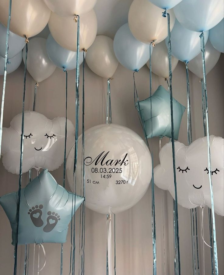 ลูกโป่งต้อนรับเด็กแรกเกิด Welcome Baby Balloon (with Helium)💖สนใจติดต่อสั่งซื้อ Line: @weparty (มี@ ด้านหน้า)