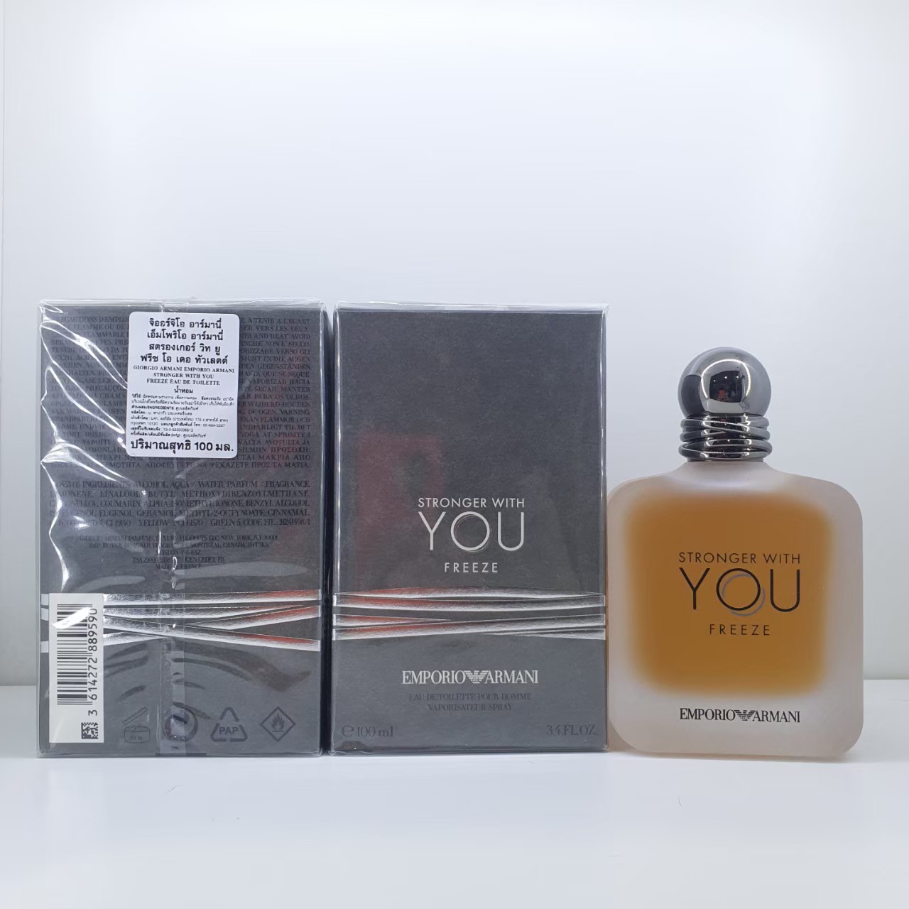 น้ำหอมแท้แบ่งขาย Giorgio Armani Emporio Armani Stronger with You Freeze for Him EDT💕Travel Size #แบบทดลอง