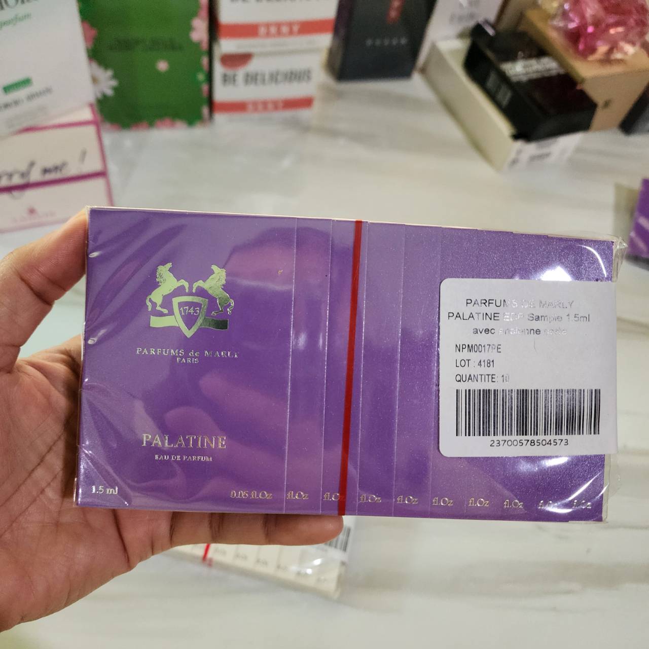 น้ำหอมไวออลหลอดทดลอง Parfums De Marly Palatine EDP 1.5ml Spray Sample Vial แบบหลอดทดลอง น้ำหอมไวออลแบบหลอด