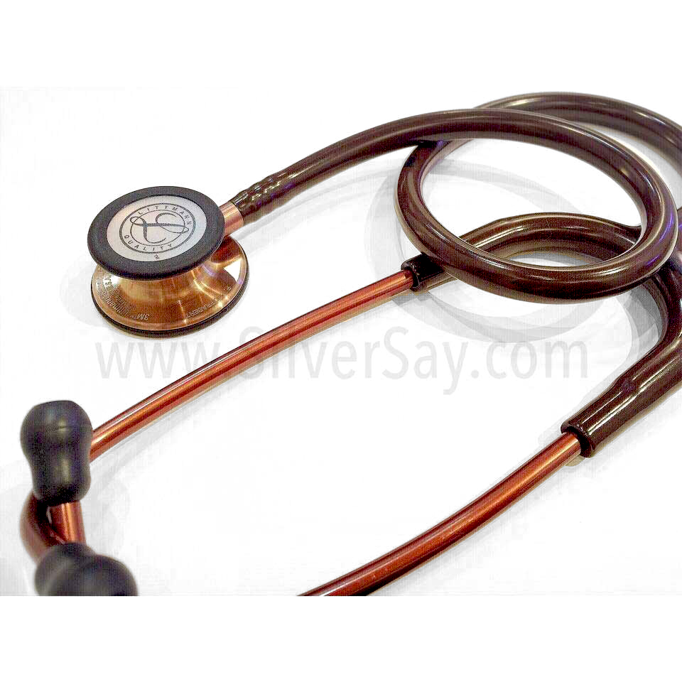 สลักชื่อ "P. POOPRASERT" บนหูฟังแพทย์ Stethoscope - 3M Littmann Brand