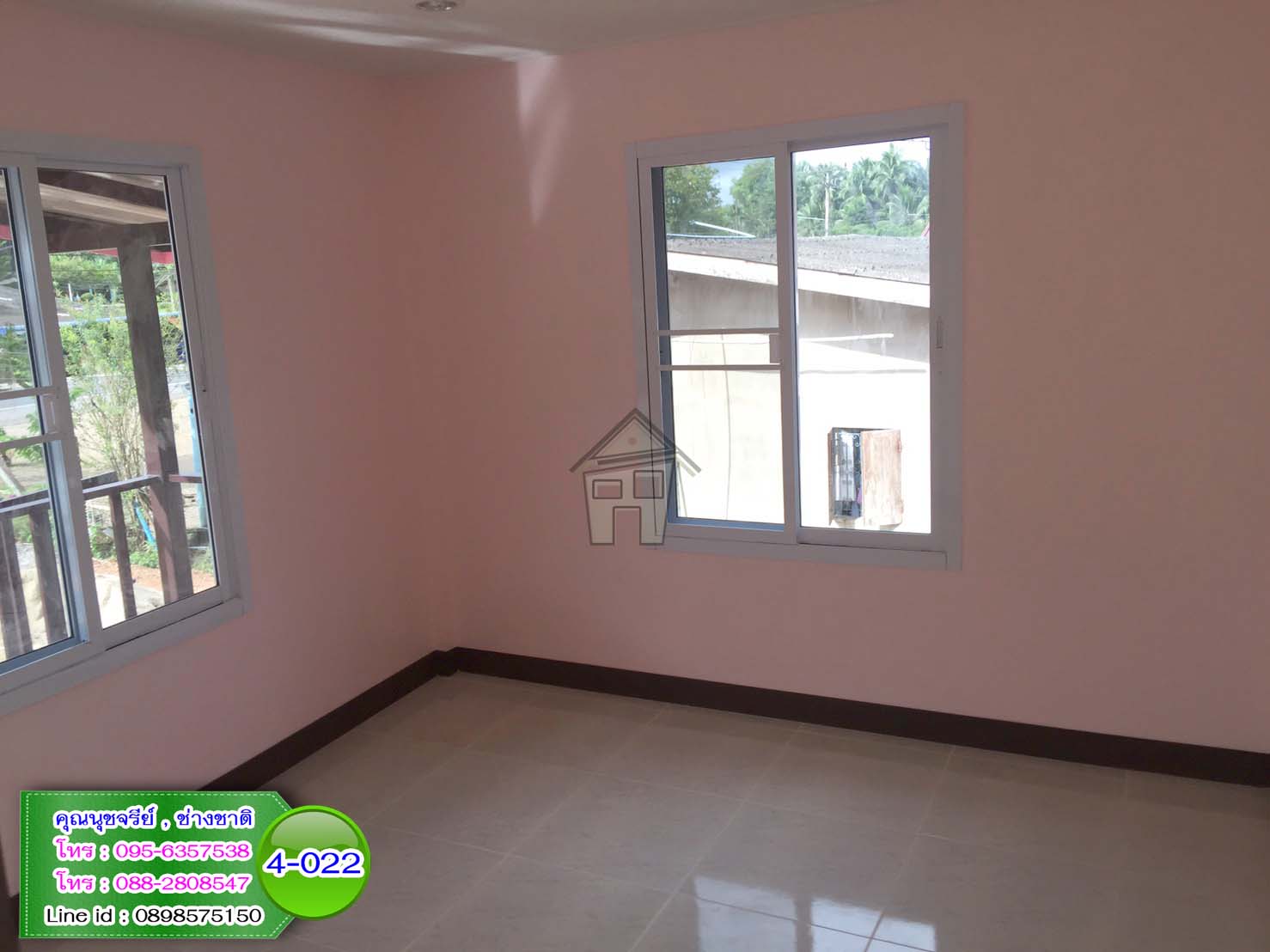 4-022 บ้านน็อคดาวน์ ทรงจั่วมุกซ้อน