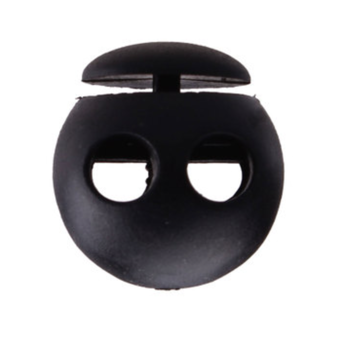 ตัวรูดล็อคสายคล้องบัตร,ล็อคสายเชือก V.4 (ราคาต่อ 2ชิ้น)