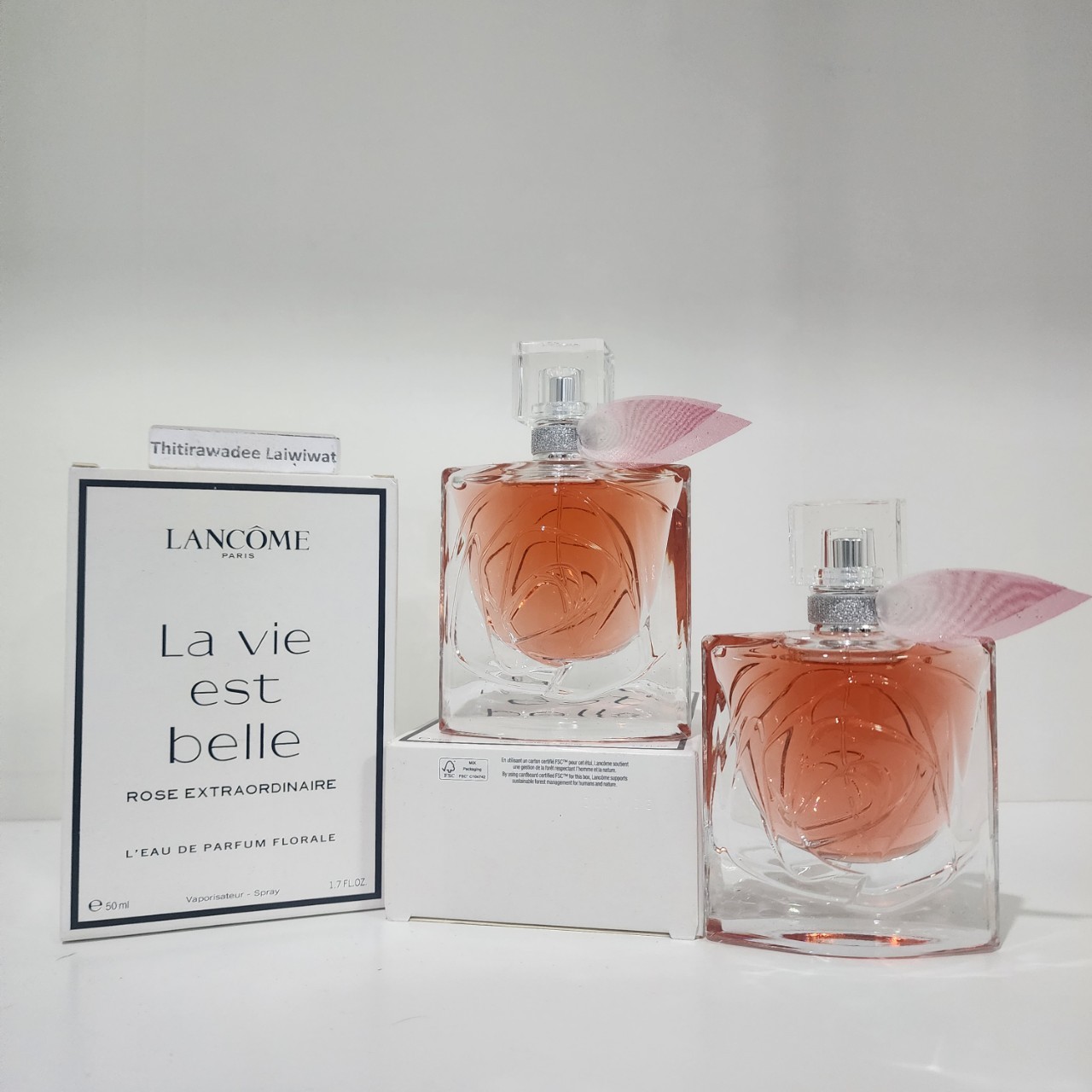 น้ำหอมแท้ Lancome La Vie Est Belle Rose Extraordinaire 50ml กล่องเทสเตอร์