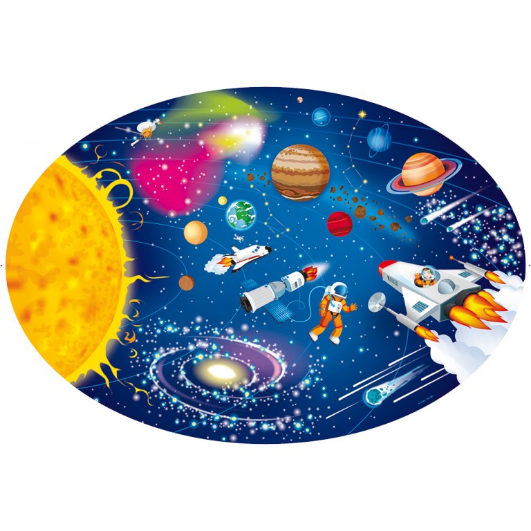 Travel, Learn, Explore. Space. The Solar System Jigsaw 2 in 1 by Sassi (Book +Jigsaw) รุ่นใหม่
