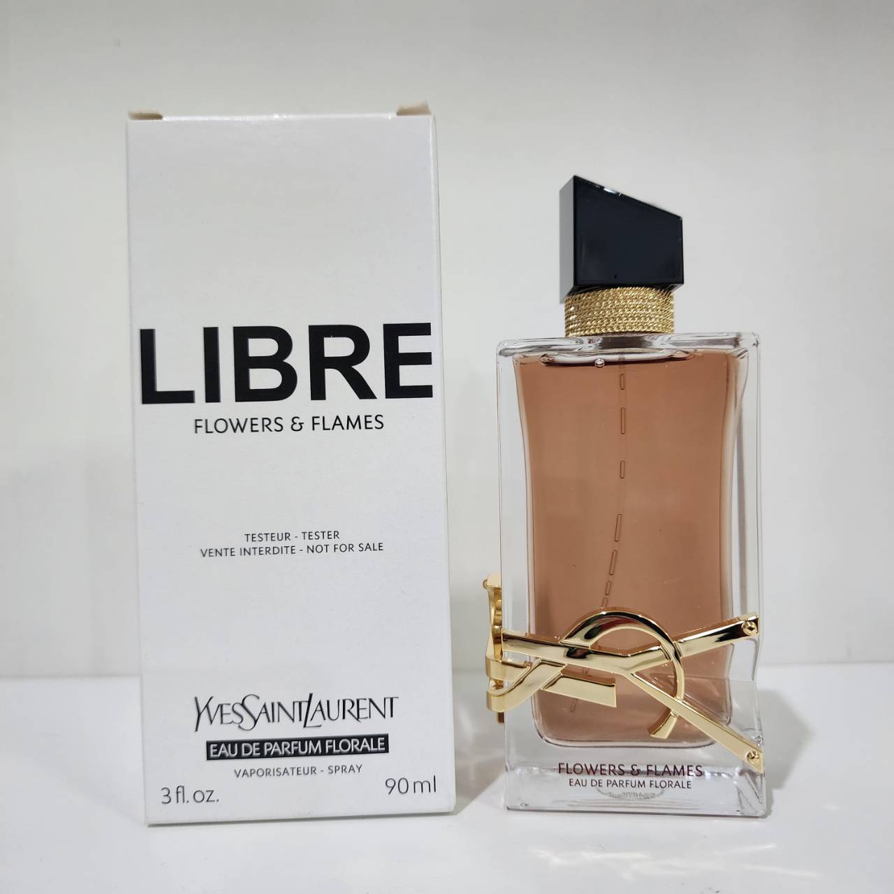 น้ำหอมแท้ YSL Libre Flowers & Flames EDP 90ml กล่องเทสเตอร์