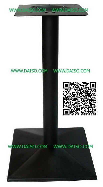 ขายขาโต๊ะ ฐานขาโต๊ะเหล็กปั๊มสีดำ ฐานขาโต๊ะเหล็กสำเร็จรูป_T-166J