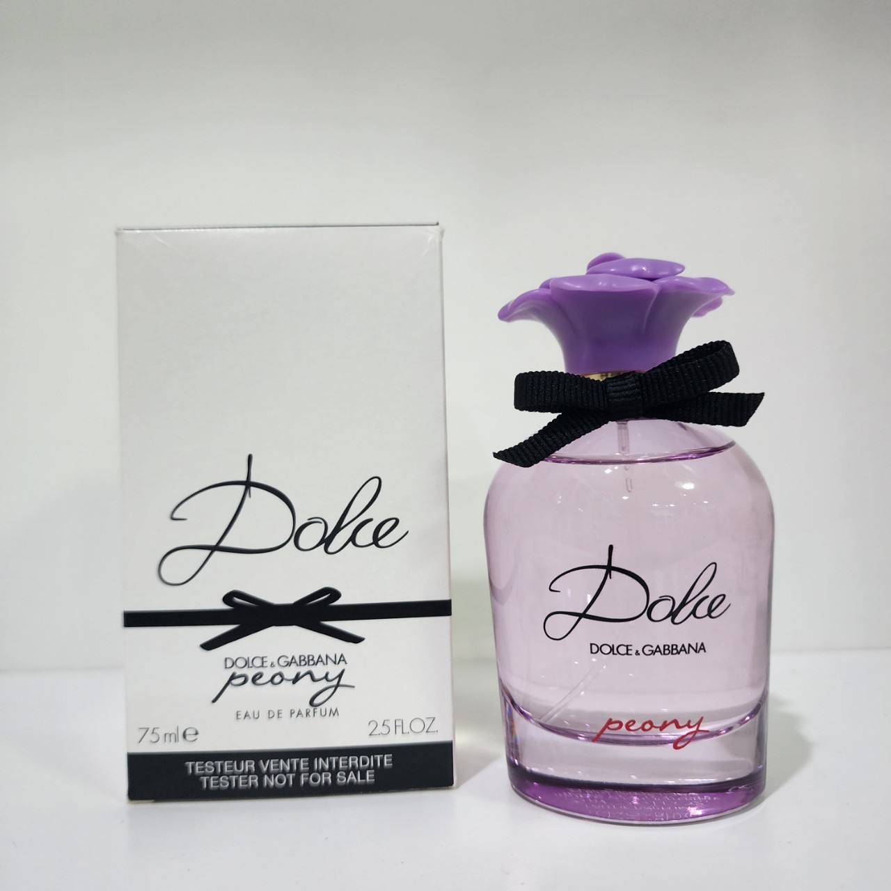 น้ำหอมแท้ D&G Dolce & Gabbana Dolce Peony 75ml กล่องเทสเตอร์