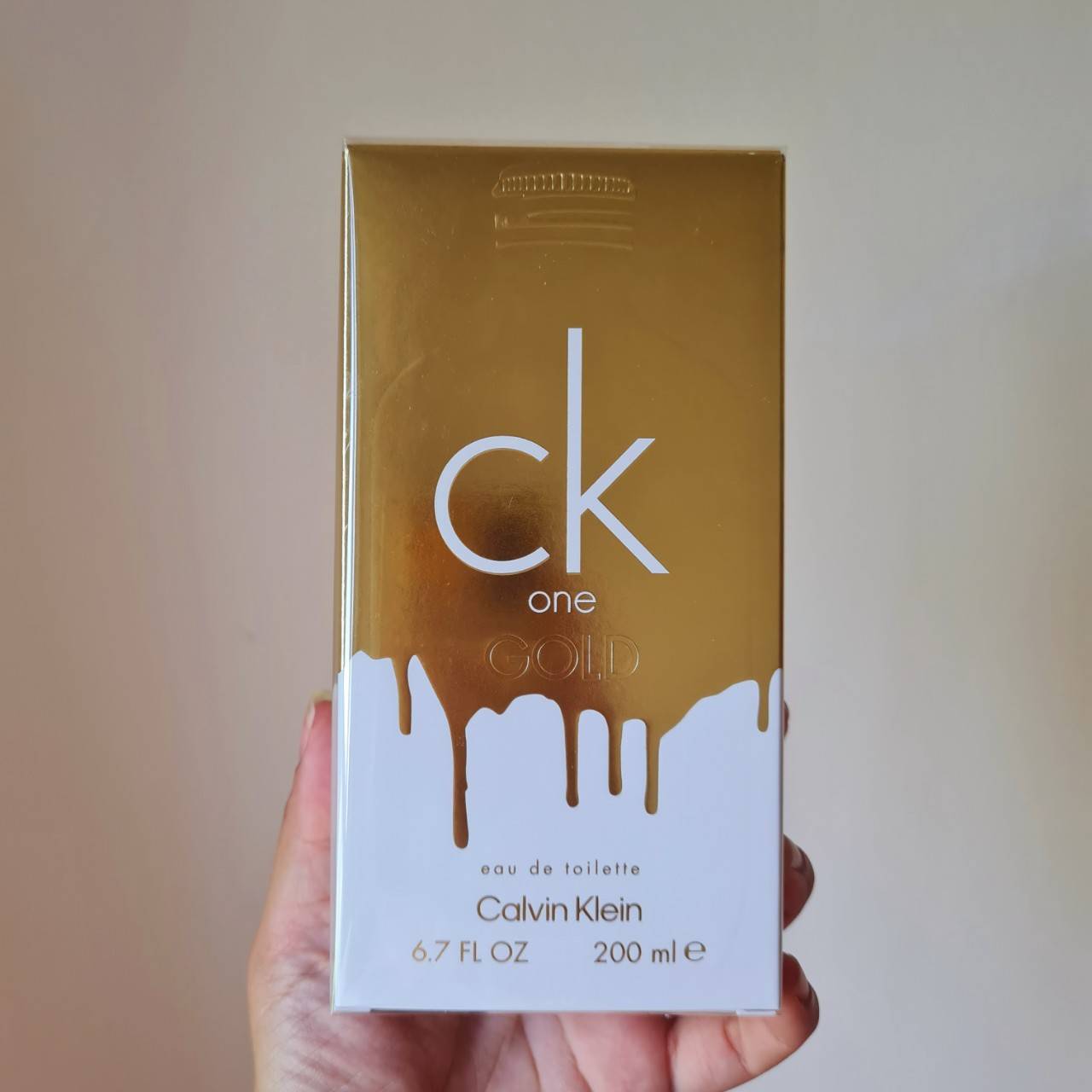 น้ำหอมแท้ Calvin Klein CK One Gold Limited Edition EDT 200 ml. กล่องซีล