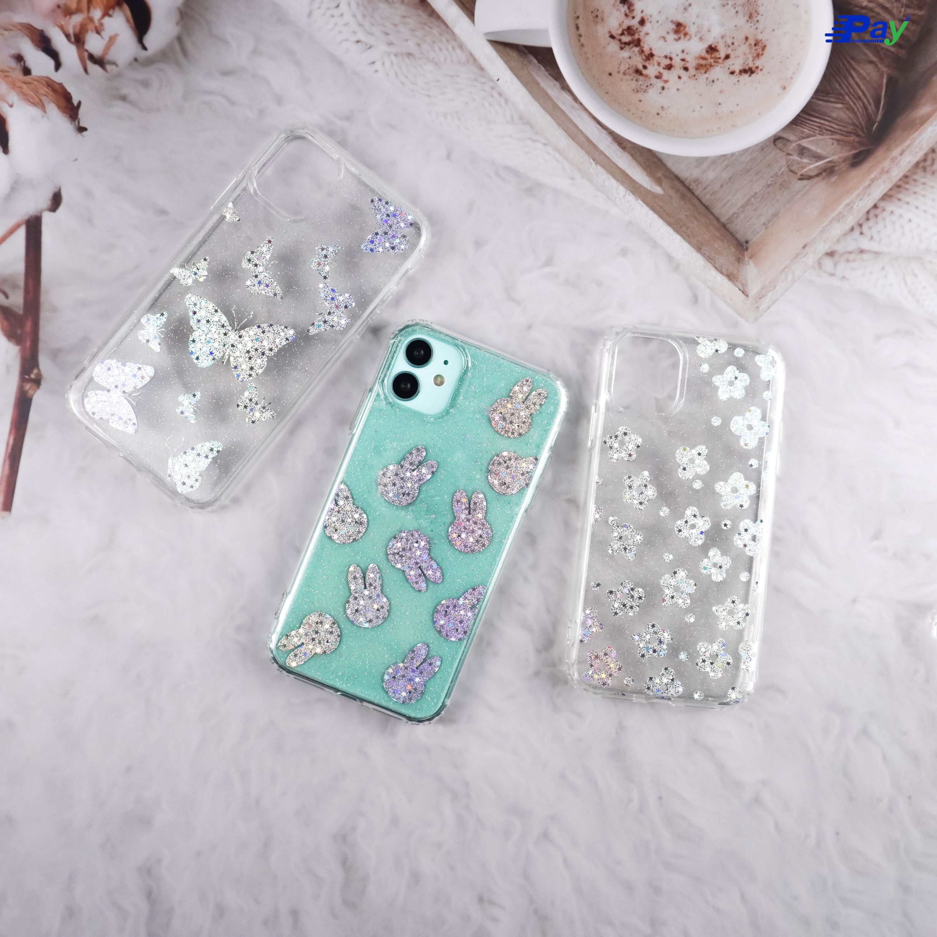 เคสโทรศัพท์ iPhone Cococ กลิตเตอร์ โฮโลแกรม สำหรับ 14ProMax/14/13/12/12Pro/11
