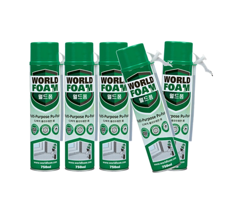 World Foam กาวโฟมโพลียูรีเทน (ชนิดไม่ป้องกันไฟลาม)