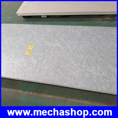 แผ่นหินเทียมตกแต่งผนังบ้าน หินวีเนียร์ ลาย 3 มิติเหมือนจริง 3D Slated Board Stone Veneer หนา 3 มม. ขนาดใหญ่ 1200 x 2440mm วัสดุ Pvc Resin&Calcium Powder(D90B6)