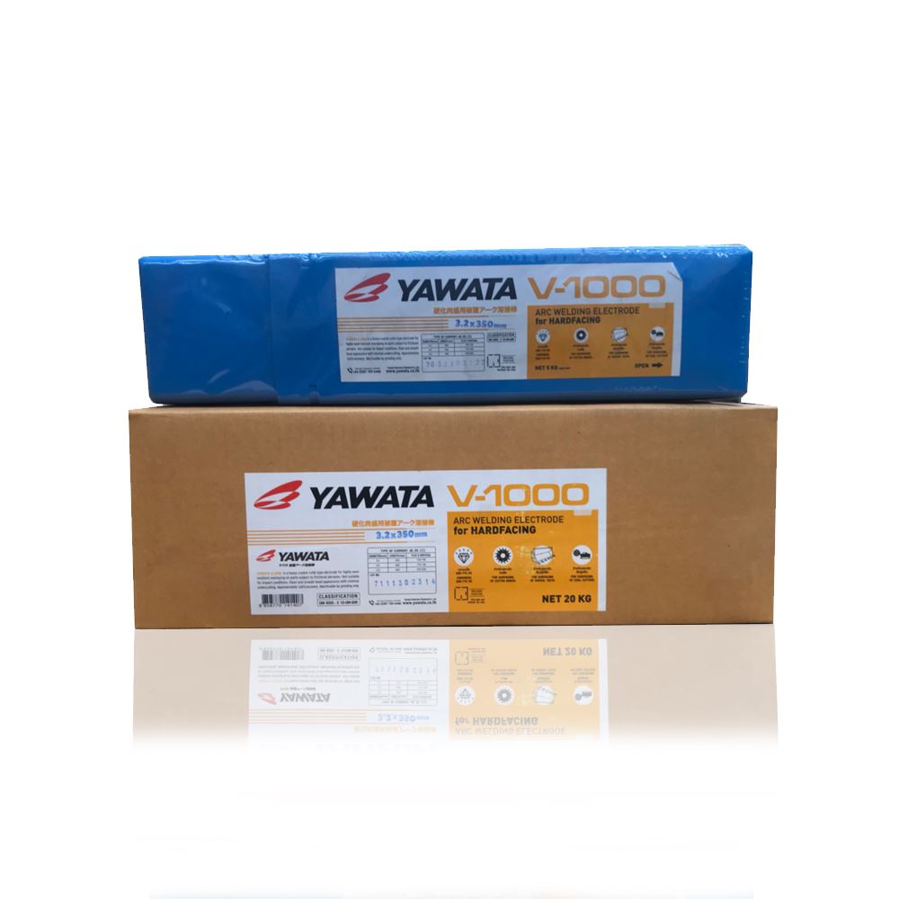 YAWATA V-1000 ลวดเชื่อมไฟฟ้า ชนิดทนแรงเสียดสีกับดินและทราย ยาวาต้า