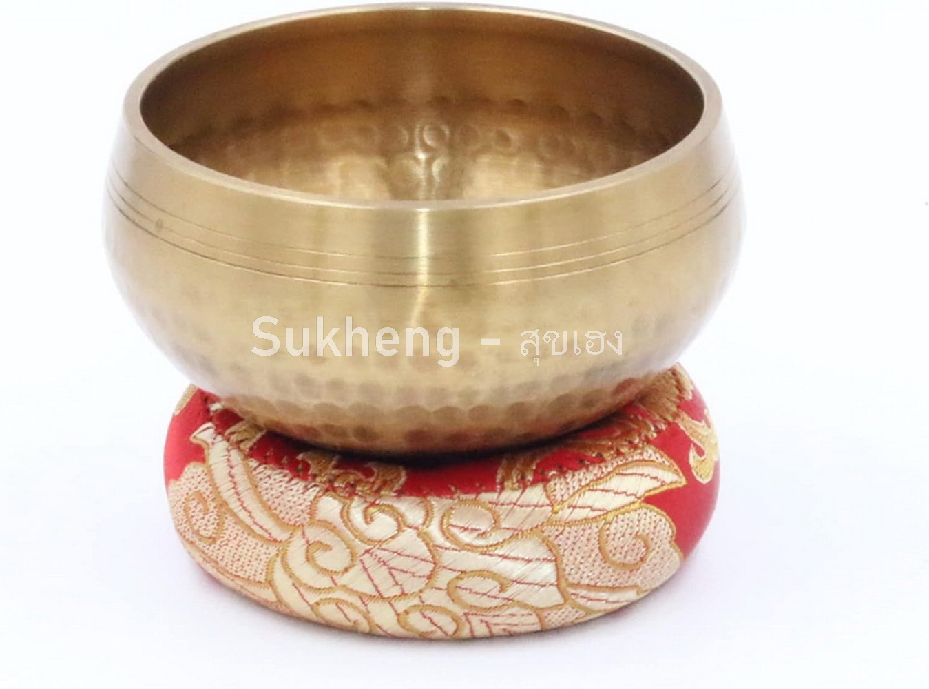 บาตรขันวน เคาะสวดมนต์ทองเหลืองแท้อย่างหนาทรงญี่ปุ่น Singing Bowl ขนาด 4 ถึง 6 นิ้ว