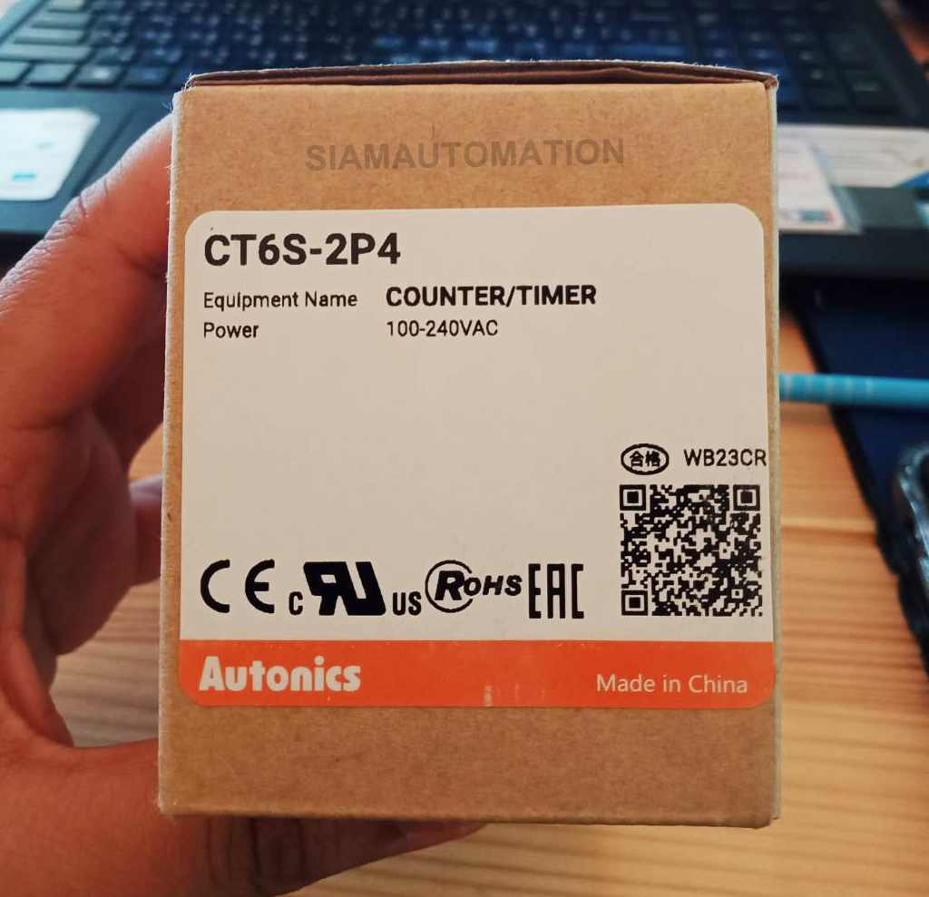Autonics Counter/Timer CT6S-2P4 100-240 VAC (NEW)