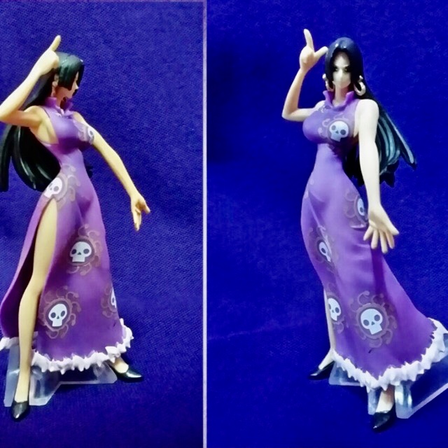 Boa Handcock One Piece Special (Purple Suit) โบอาร์ แฮนด์ค็อค เป็นสาวสวยในวันพีช ที่เซ็กส์ซี่ ตัวหุ่นขนาด 9-11 CM.