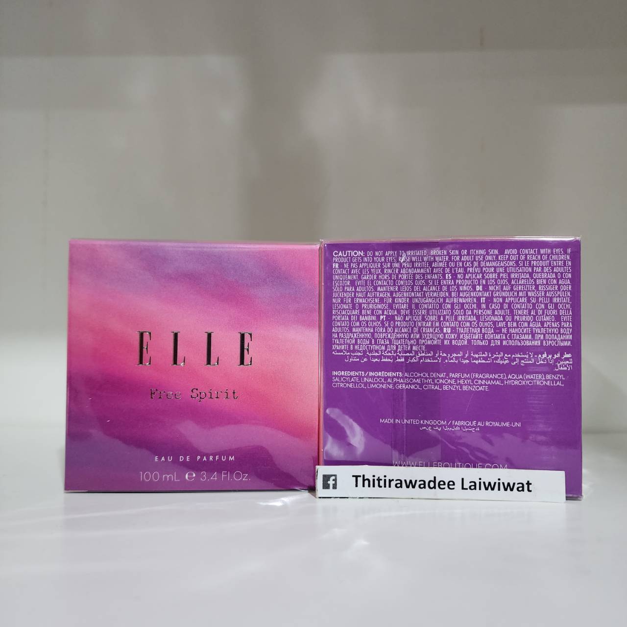 Elle Free Spirit Eau De Parfum 100 ml กล่องซีล