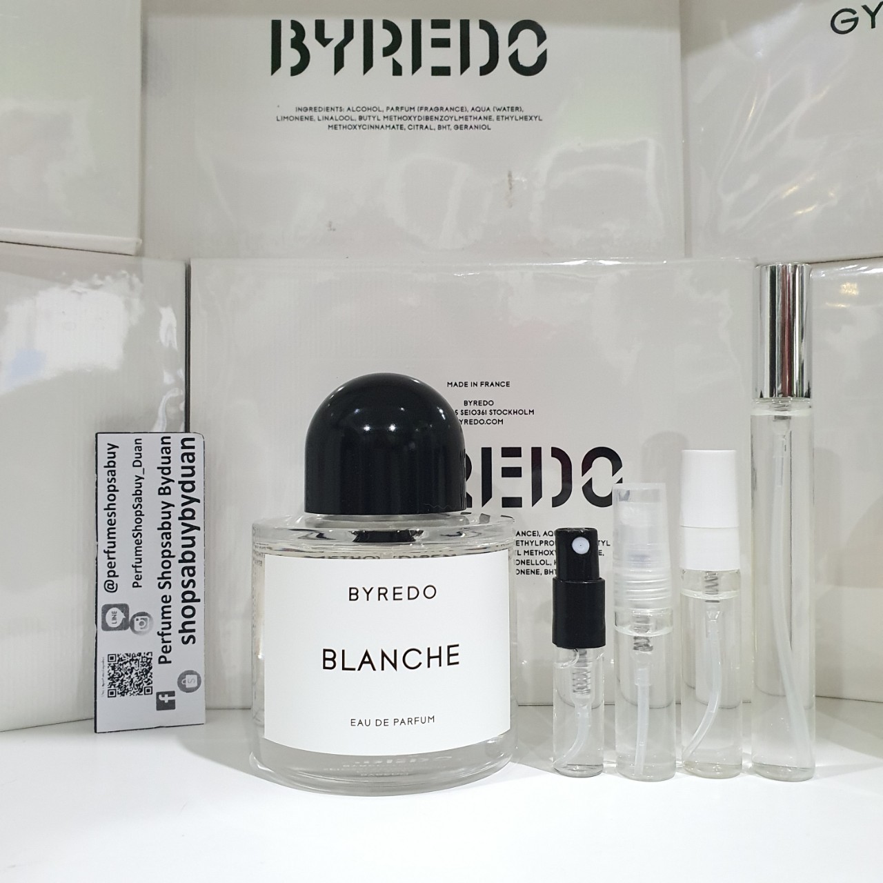 น้ำหอมแท้แบ่งขาย Byredo Blanche Eau De Parfum For Women And Men 💕Travel Size แบบทดลอง