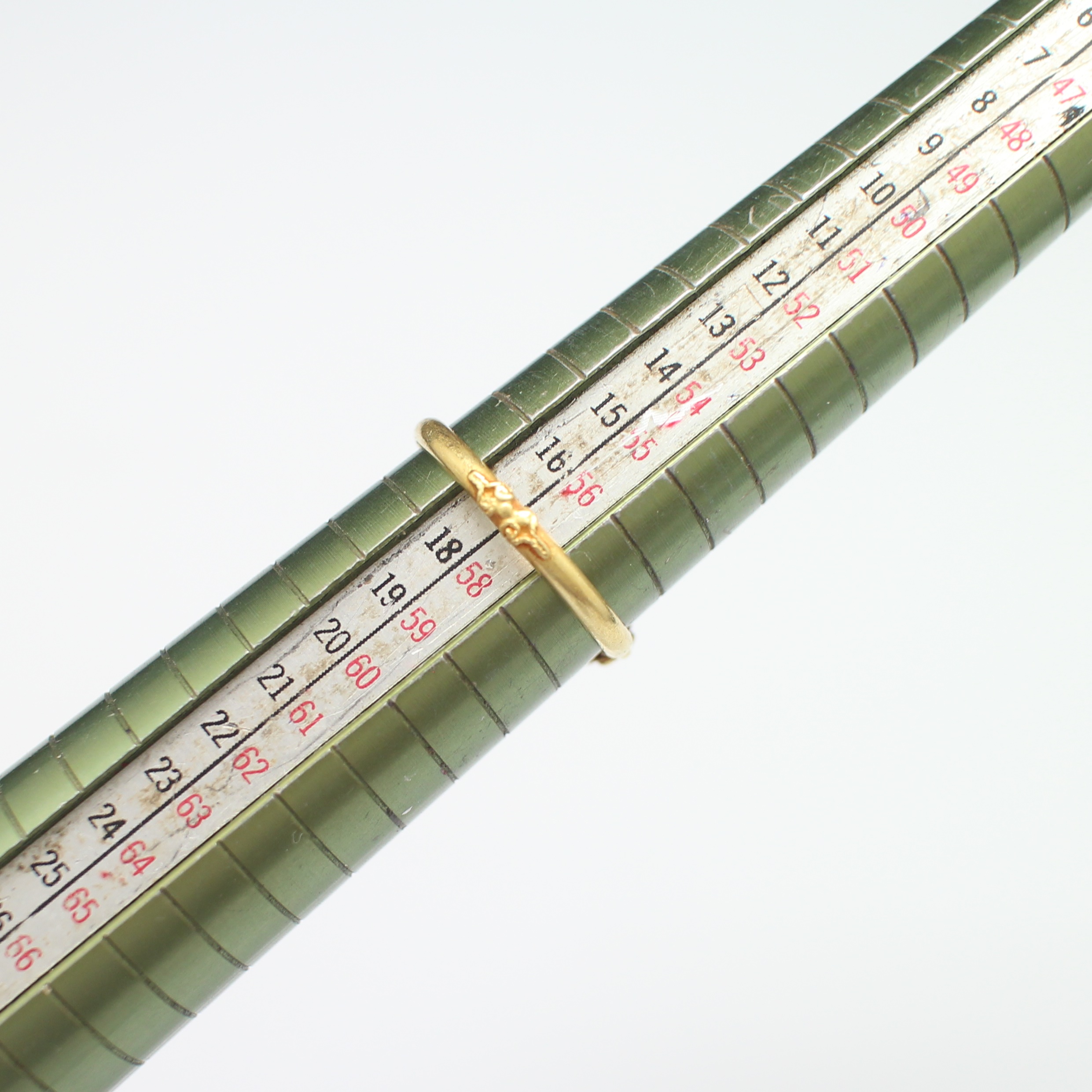 RG250270 แหวนทับทิมเขี้ยวหมู ทองแท้ 75% นน.รวม 5.1 กรัม ขนาดแหวน 57