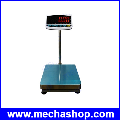 เครื่องชั่งดิจิตอลตั้งพื้น แท่นชั่งเป็นเหล็กพร้อมฝาครอบสแตนเลส Digital Scale ชั่งได้ 15kg/1g, 30kg/2g, 60kg/5g, 150kg/10g, 300kg/20g, 600kg/50g ยี่ห้อ JADEVER รุ่น JWI-710 (ไต้หวัน)
