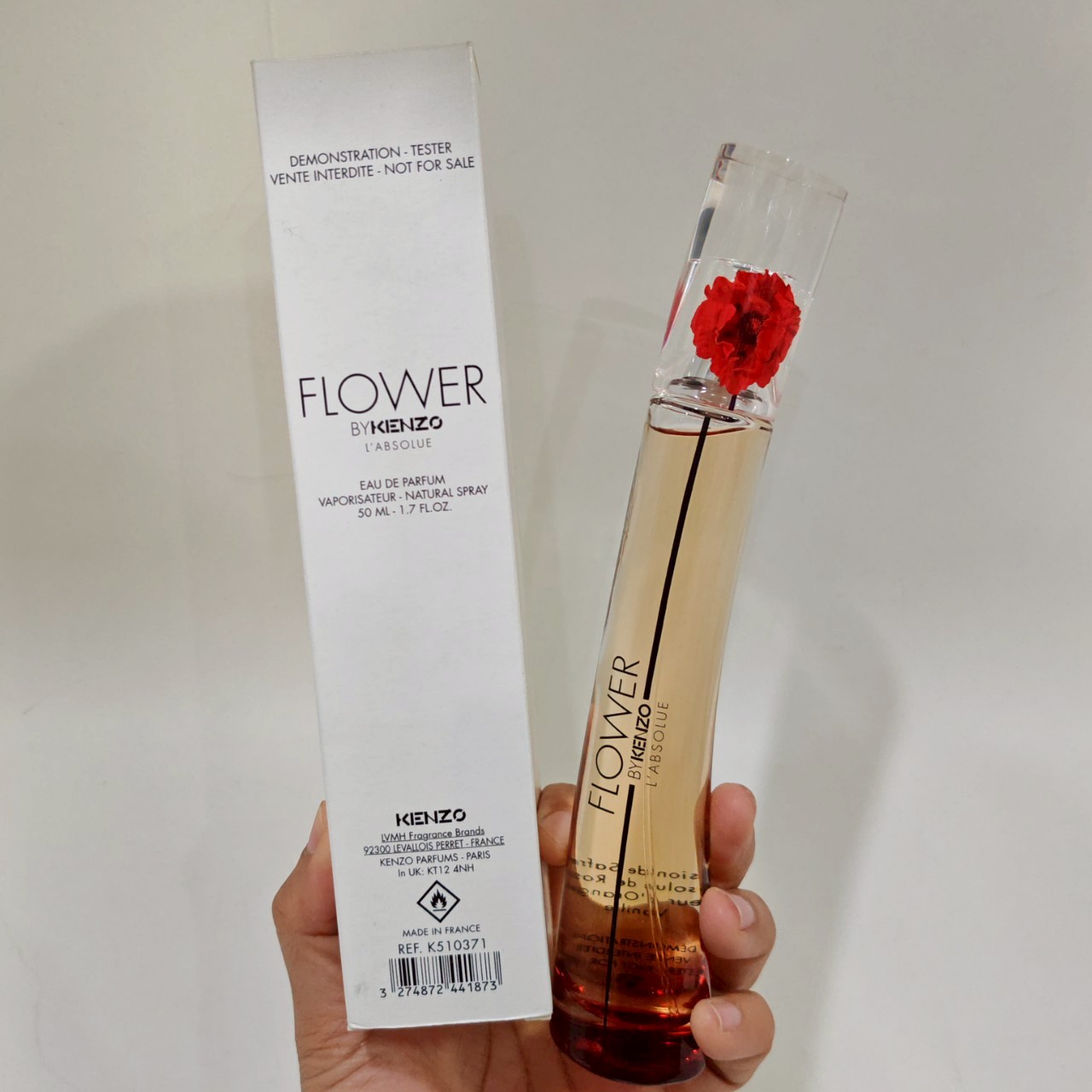 น้ำหอมแท้ Kenzo Flower L'Absolue Eau de Parfum 50ml กล่องเทสเตอร์
