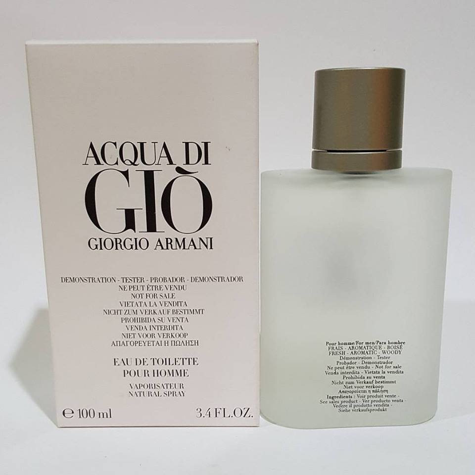 น้ำหอมแท้ Giorgio Armani Acqua Di Gio Homme for Men EDT 100 ML. กล่องเทสเตอร์