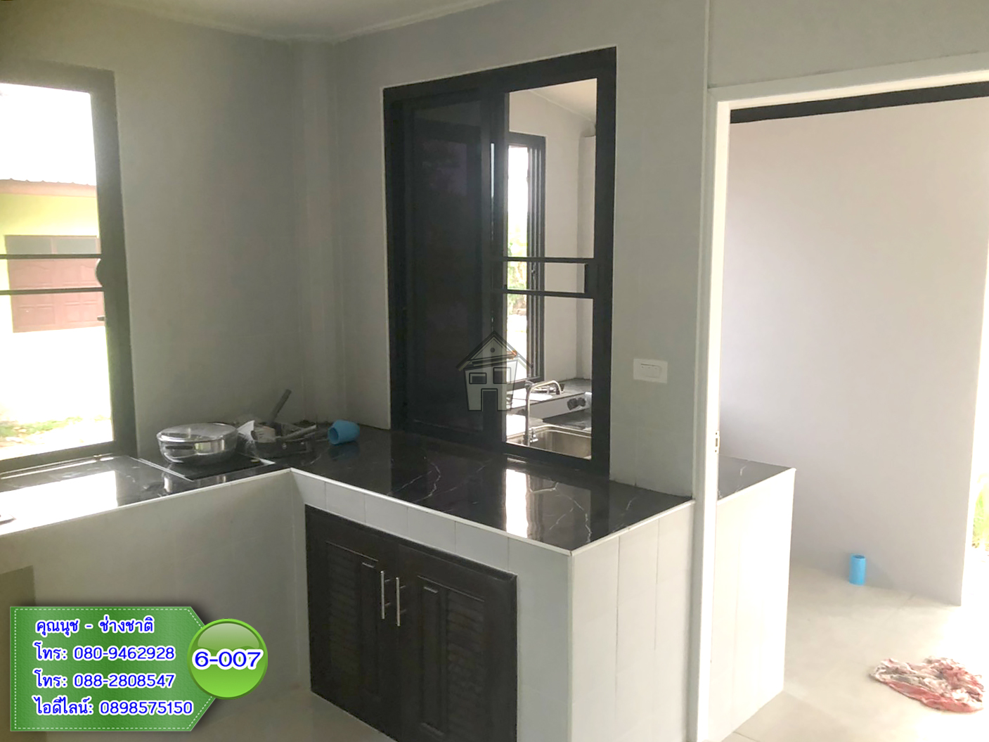 6-007 บ้านน็อคดาวน์ - บ้านหลังใหญ่ - ทรงปั้นหยา