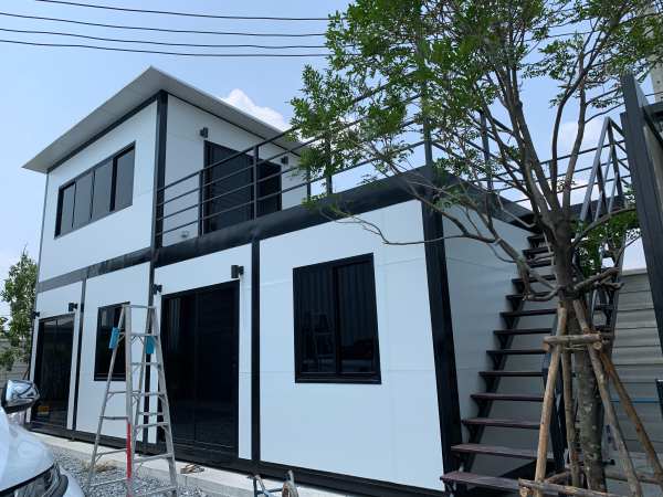 บ้านสำเร็จรูป 2 ชั้น ขนาด 3.50x10.00 เมตร
