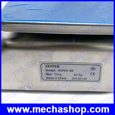 เครื่องชั่งกันน้ำ เครื่องชั่งสแตนเลส เครื่องชั่งแบบกันน้ำ ตาชั่งกันน้ำ 3kg/0.5g, 6kg/1g, 15kg/2g, 30kg/5g Waterproof Digital Scale New 3000g/0.5G โครงสแตนเลส (ผ่านการตรวจรับรอง)