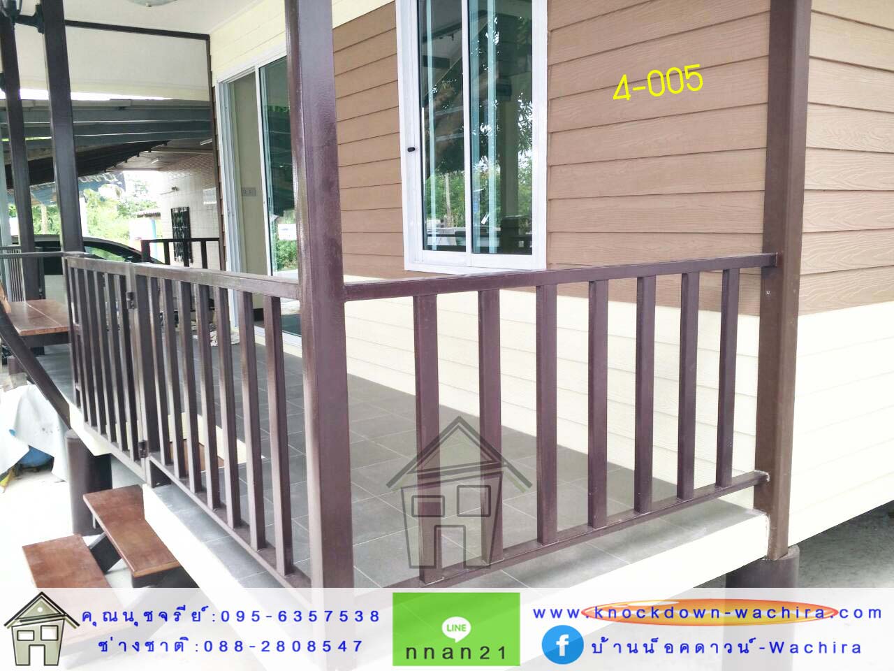 บ้านน็อคดาวน์ราคาถูก,บ้านสําเร็จรูป,บ้านไม้,บ้านน๊อกดาวน์,แบบบ้านน๊อกดาวน์,บ้านราคาถูก,knockdown-wachira