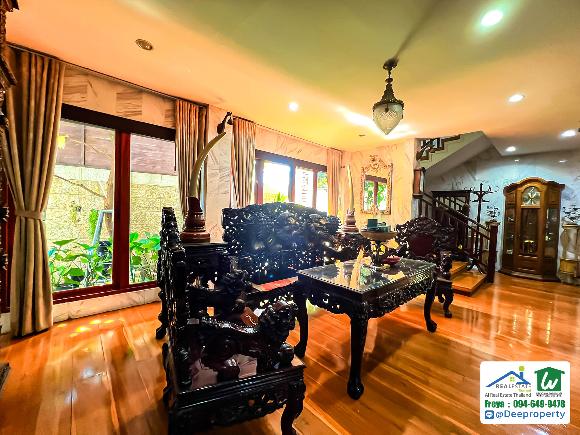 🏡บ้านเดี่ยวเรือนไทยประยุกต์ 3 หลัง ตกแต่งครบพร้อมอยู่ บนพื้นที่ดินรวม 185 ตรว. พหลโยธิน ซ.24 ใกล้ BTS และ ห้างดัง Central ลาดพร้าว, Major รัชโยธิน.