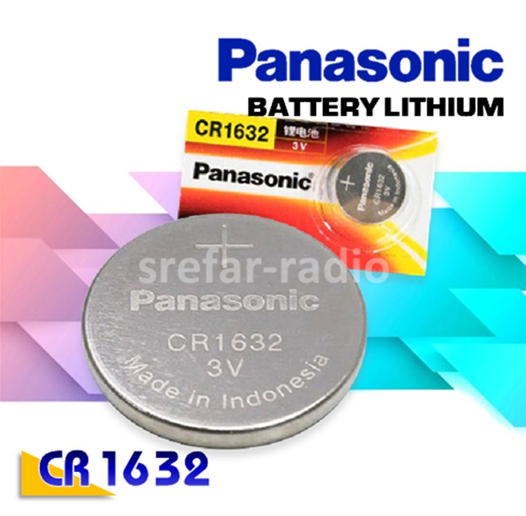 ถ่านกระดุม Panasonic BATTERY LITHIUM CR 1632