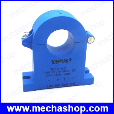 ทรานสดิวเซอร์วัดกระแสตรง เซนเซอร์วัดกระแสไฟฟ้า Current Transducer THST21WD 50A, 100A, 150A, 200A, 500A DC output 4-20mA Input 12,24 Vdc