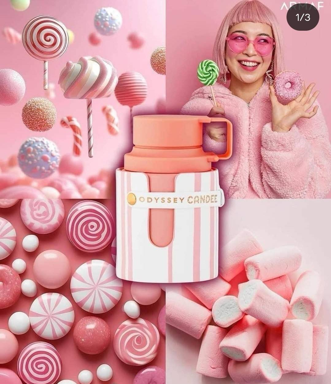 น้ำหอมแท้ Armaf Odyssey Candee Edp Limited Edition 100ml กล่องซีล คล้าย BB her elixir ในราคาเบาม๊ากกกกกก