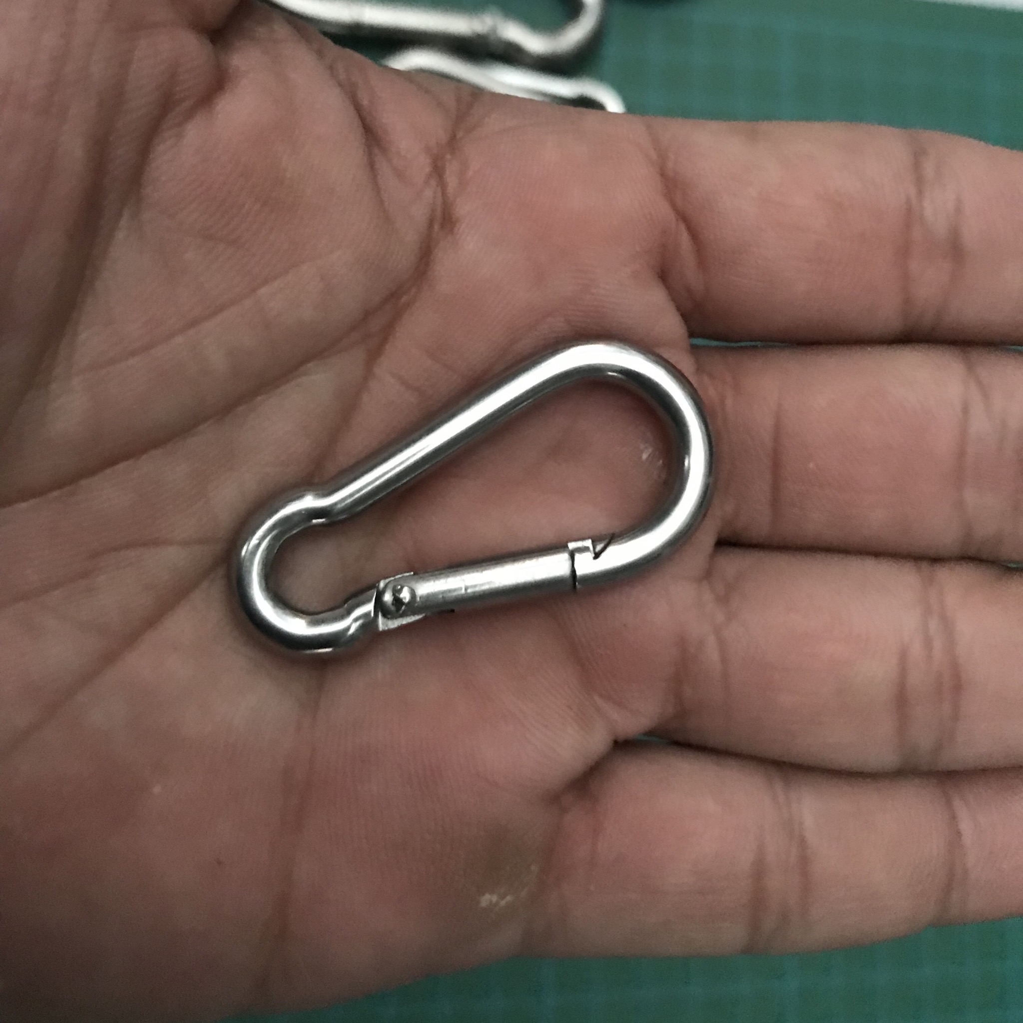 snap link เบอร์ M4 - สแนปลิ้งค์ สแตนเลส size M4