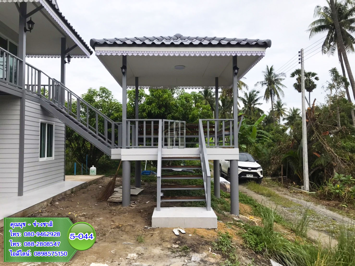 5-044 บ้านน็อคดาวน์ - บ้านหลังใหญ่ - ทรงมะนิลา