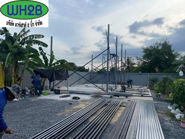 โกดังสำเร็จรูป ขนาด5.00x10.00 เมตร ท่าข้าม